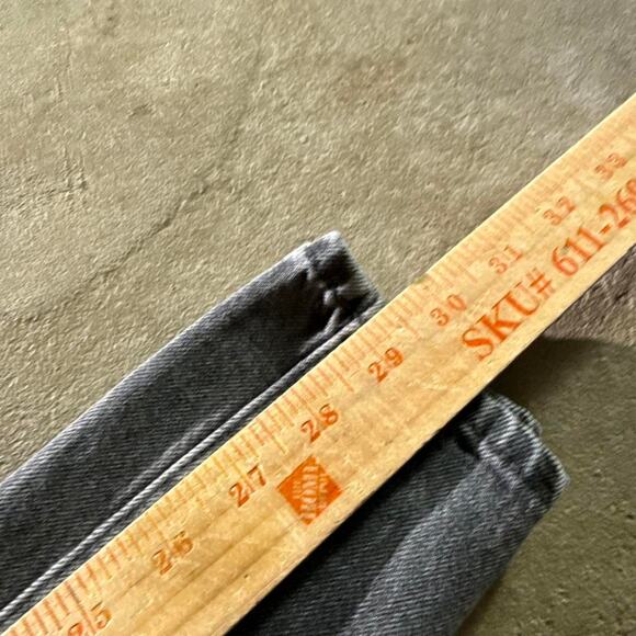 Grey Uniqlo Relaxed Fit Baggy Jeans - Picture 8 of 8